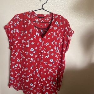 Extra large women’s floral blouse